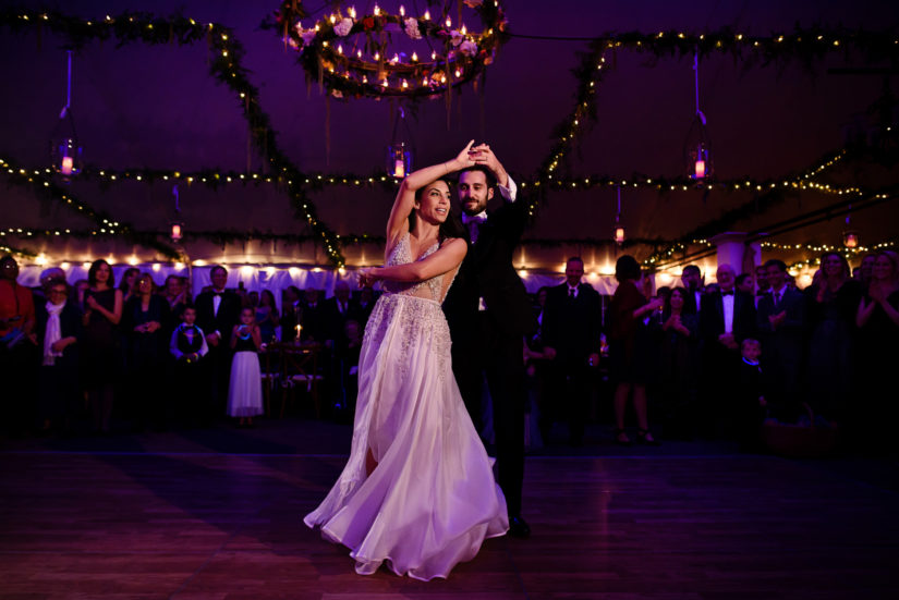 Hildene wedding;Love Revival Orchestra;Manchester;Vermont wedding photographers;enchanted forest wedding;purple uplighting
