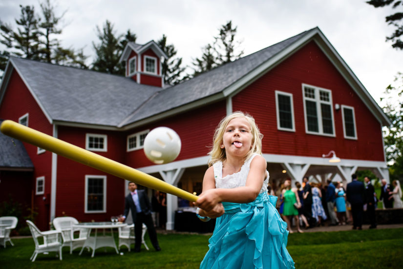 Inn at Manchester wedding;Vermont wedding photographers;kids at wedding;wiffle ball